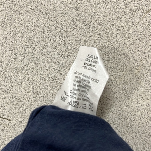 Mini navy skirt lined - Picture 3 of 6